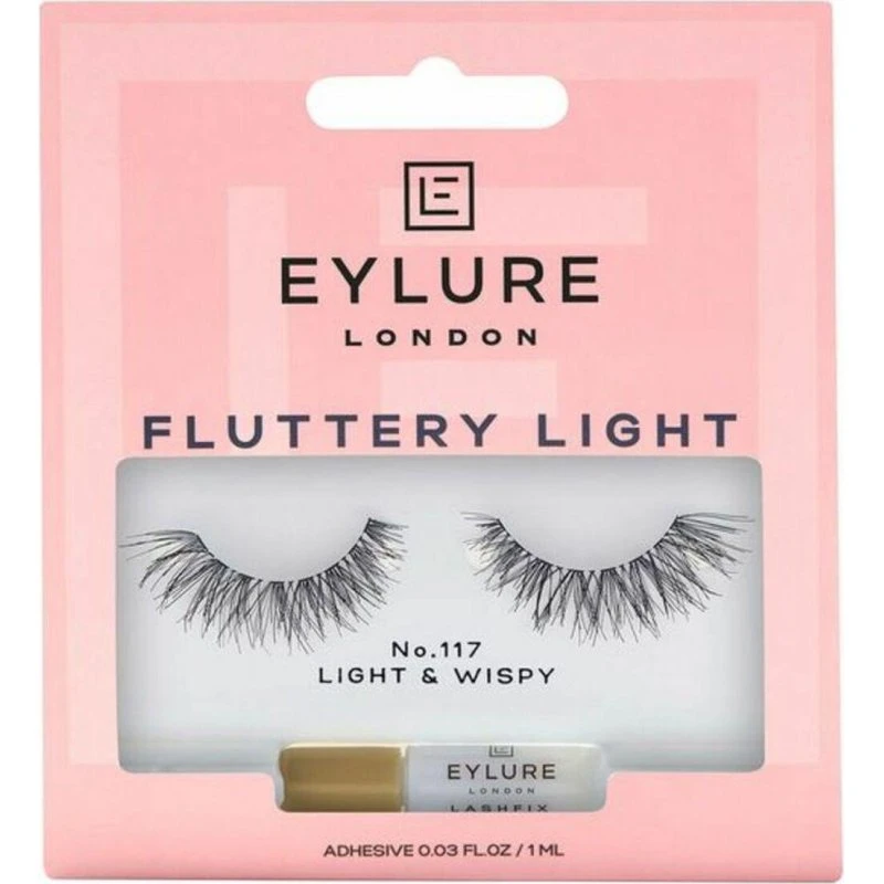 Eylure Fluttery Light No.117 falske øjenvipper med lim