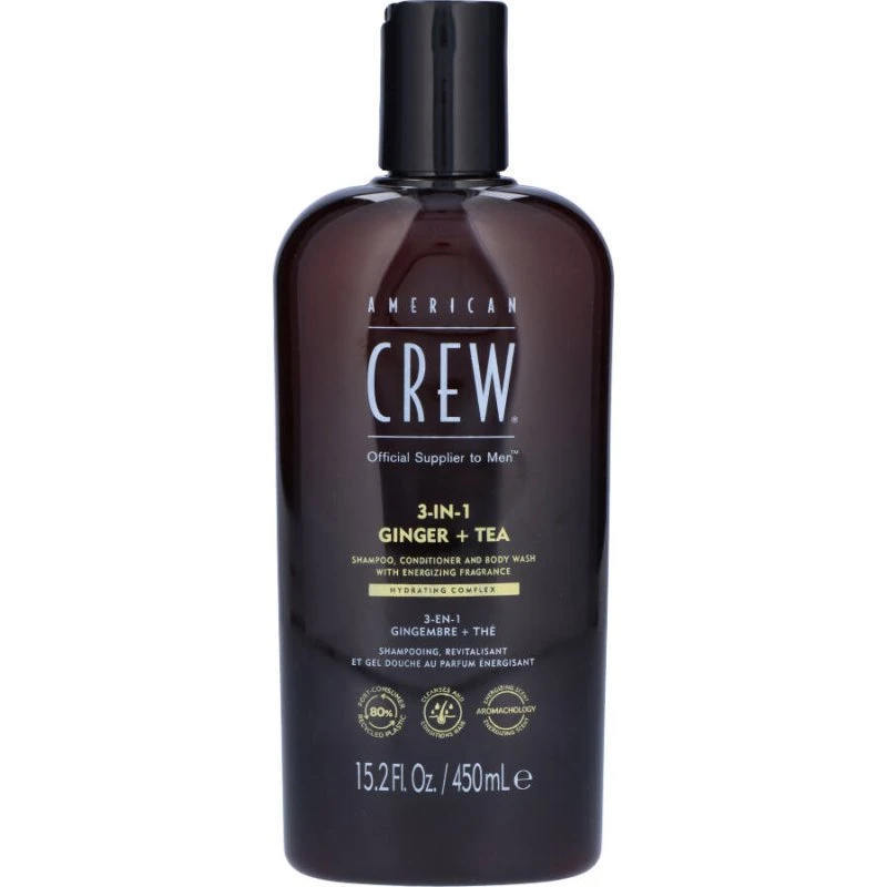 American Crew 3-i-1 Ginger + Tea 450 ml