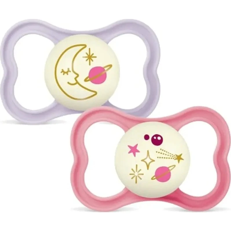 MAM Air Night Silk 16–36 m 2-pak, pink