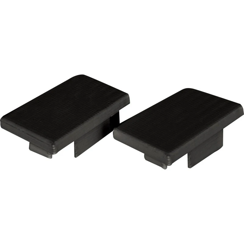 Art Endestykke Low sort, 2 stk