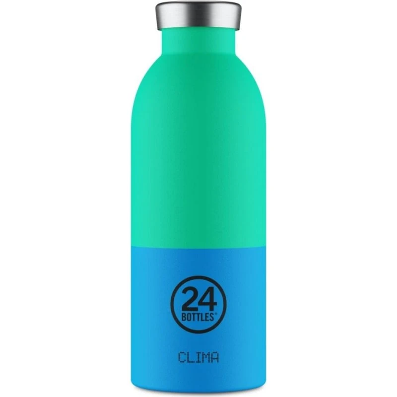 24bottles Clima Wave termoflaske 500 ml - Blå/Grøn