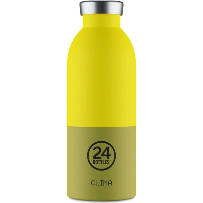 24Bottles Clima termoflaske 500 ml - Grøn/Gul
