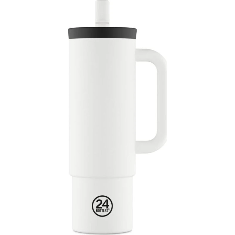 24Bottles Straw Cup termokop 800 ml – Ice White