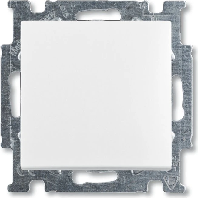 ABB B55 1-polet afbryder, mat hvid