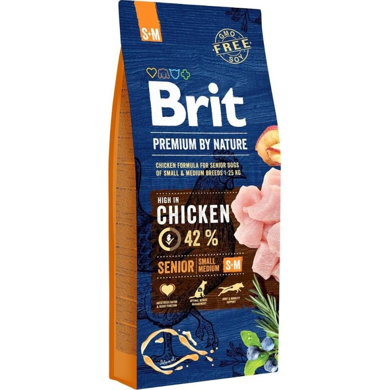Brit Premium by Nature Senior Small & Medium 15 kg