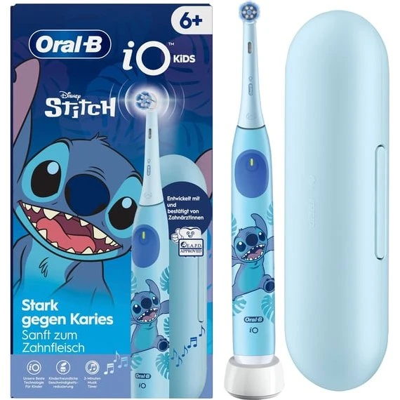 Oral-B iO Kids Stitch roterende tandbørste, blå (6+)