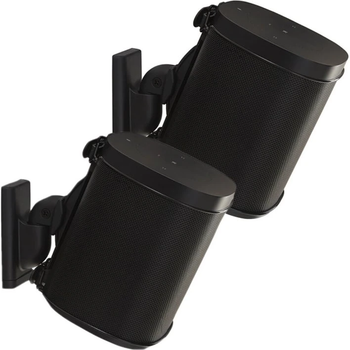 SANUS Vægbeslag til Sonos One/One SL/Play:1/Play:3 – Par, Sort