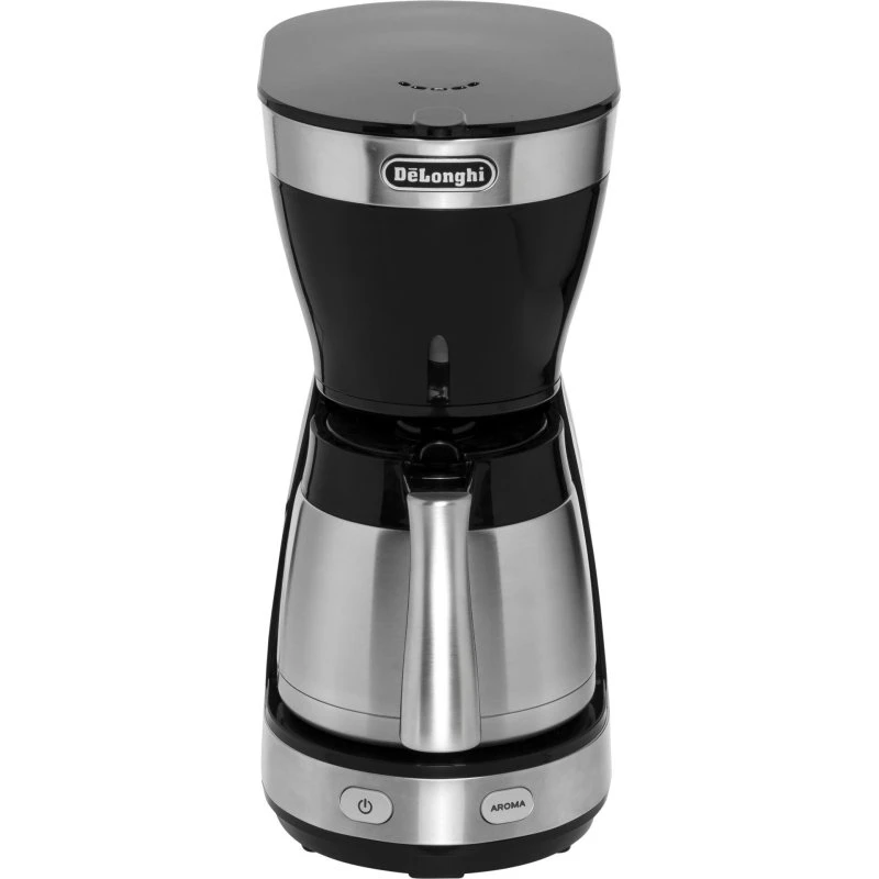 De'Longhi ICM16710 kaffemaskine 10 kopper, sort/sølv