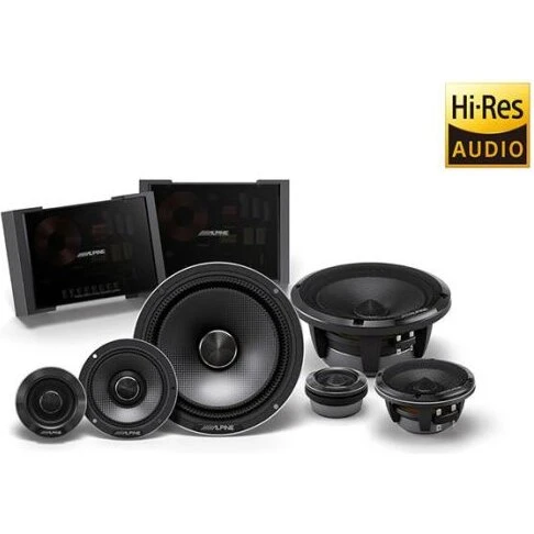 Alpine HDZ-653 6,5" 3-vejs komponent højttalersæt