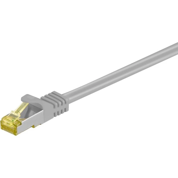 Goobay CAT7 S/FTP (PiMF) RJ45 netværkskabel 5 m, grå, LSZH