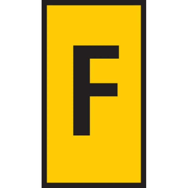 WIC Ledningsmærke F gul 1,5–2,5 mm² (200 stk)