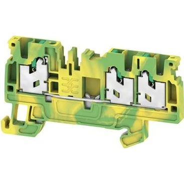 Snap In klemme AS3C 3-polet 2,5 mm gul/grøn (PE)