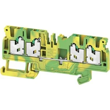 AS4C Snap In klemme 4-pol 2,5 mm gul/grøn