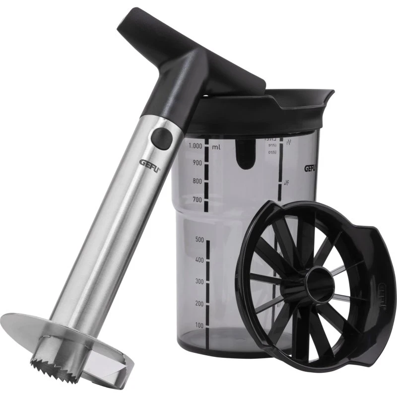 GEFU Professional Plus ananasskærer, sort/sølv, 8,5 cm