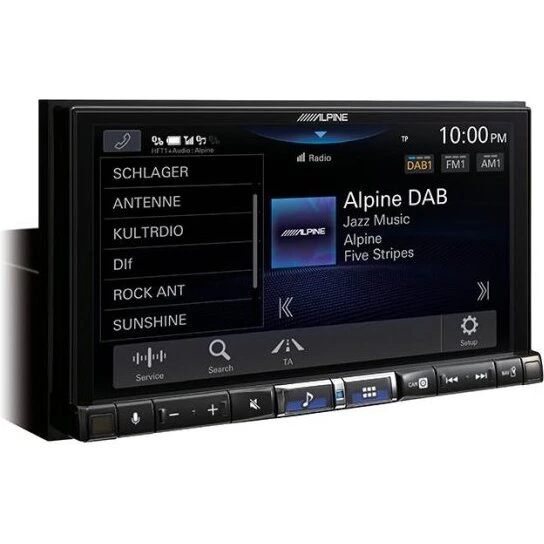 Alpine ILX-705D 7" 2-DIN Trådløs Apple CarPlay & DAB+