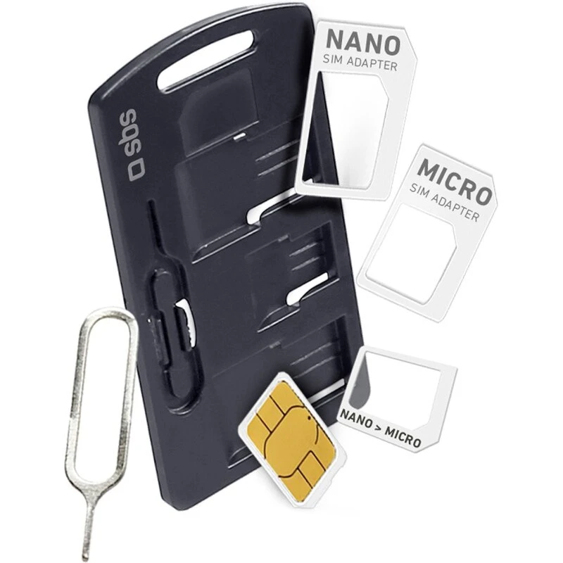 SBS SIM-adapterkit (nano/micro/standard) inkl. clip