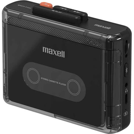 Maxell MXCP-P100-BK Bluetooth kassetteafspiller, genopladelig, sort