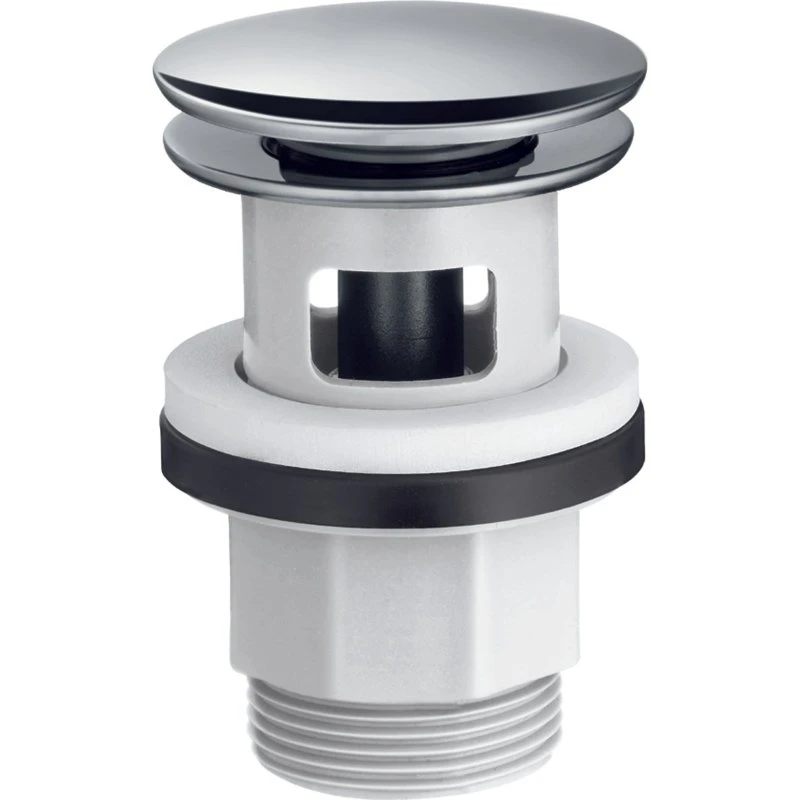 Hansgrohe Push-open bundventil 1 1/4" krom