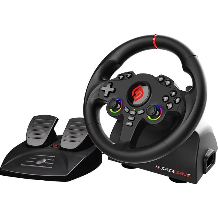 Subsonic 220 RS kablet rat med gamepad og pedaler til PS4