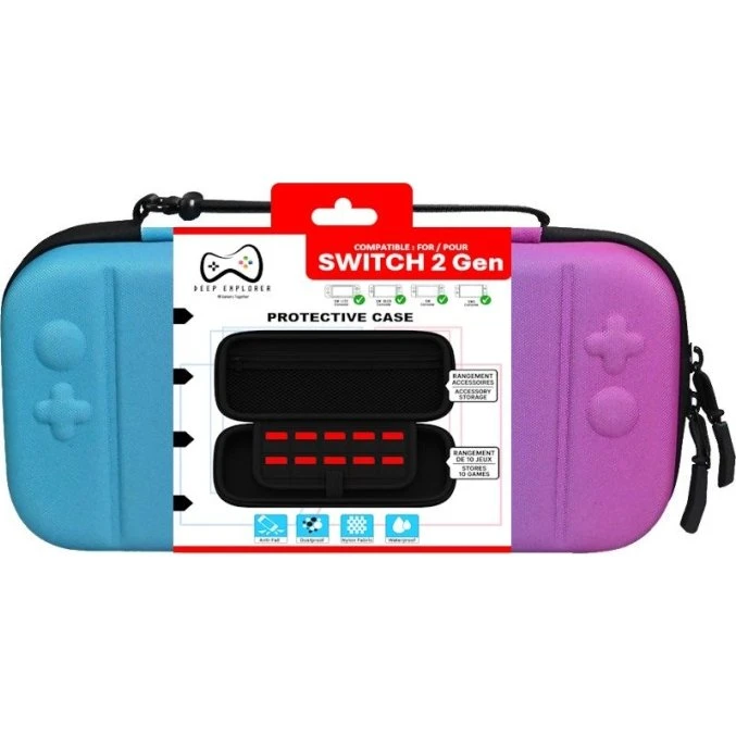 Deep Explorer Beskyttende etui til Nintendo Switch 2 – Pink