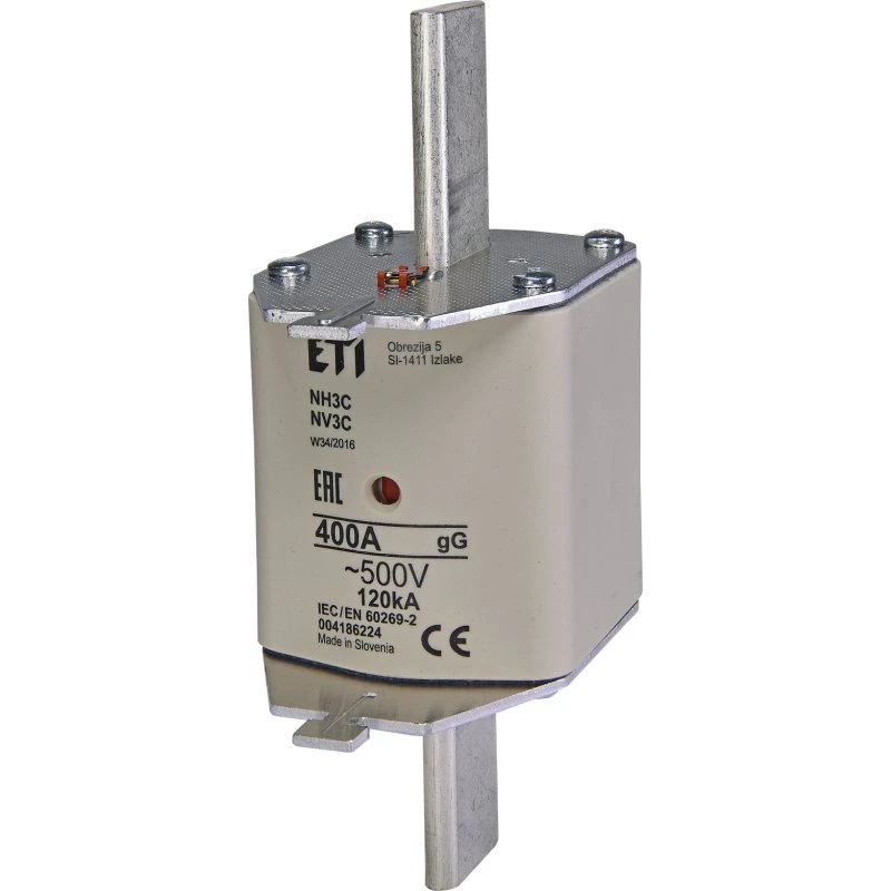 SIKRING NH3 400A gG 500V (NH3C) med statusindikator