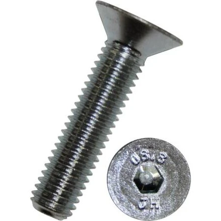 DIN 7991 Bolt M5x12 mm undersænket, indv. 6-kant 3 mm elforzinket