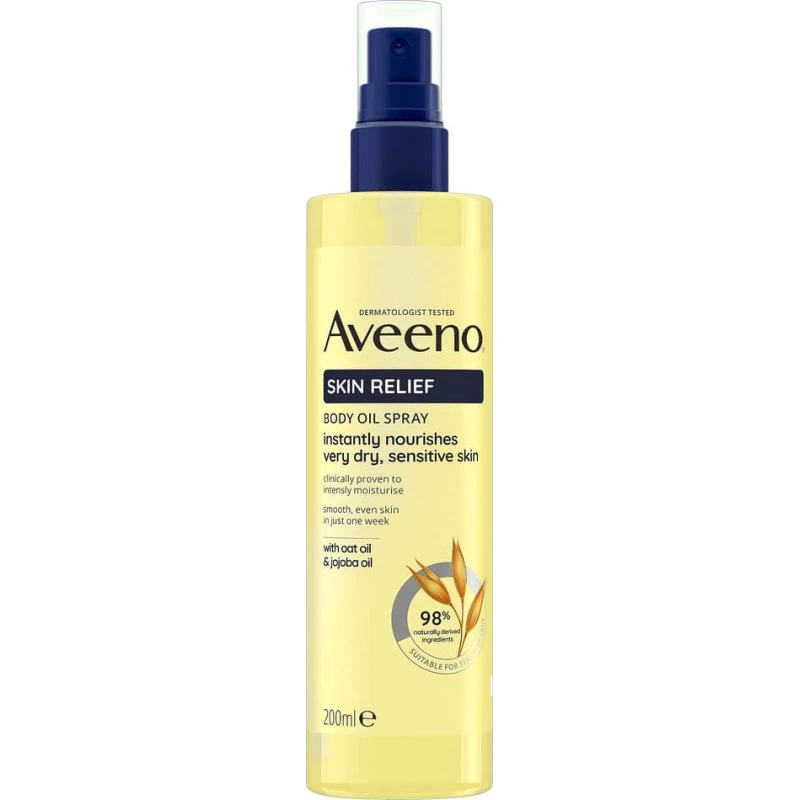 Aveeno Skin Relief Body Oil Spray 200 ml