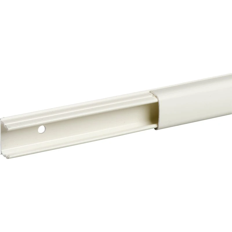 OptiLine minikanal 12x20 mm 1 rum, hvid PVC 2100 mm