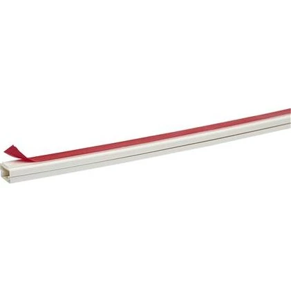 Ultra kabelkanal 12x7 mm selvklæbende hvid 2 m