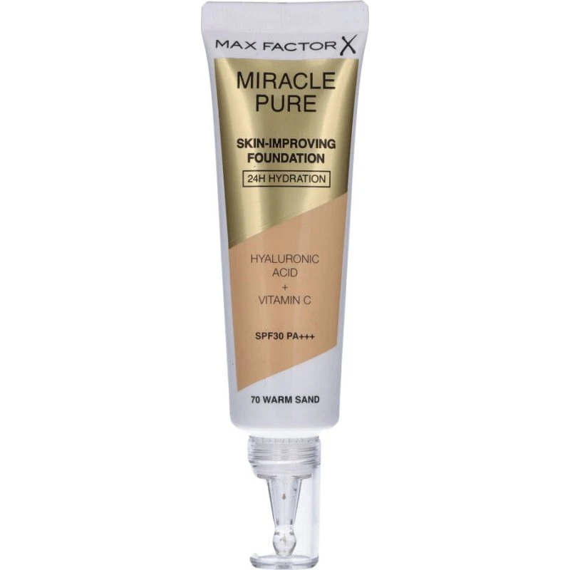 Max Factor Miracle Pure Skin-Improving Foundation 70 Warm Sand 30 ml