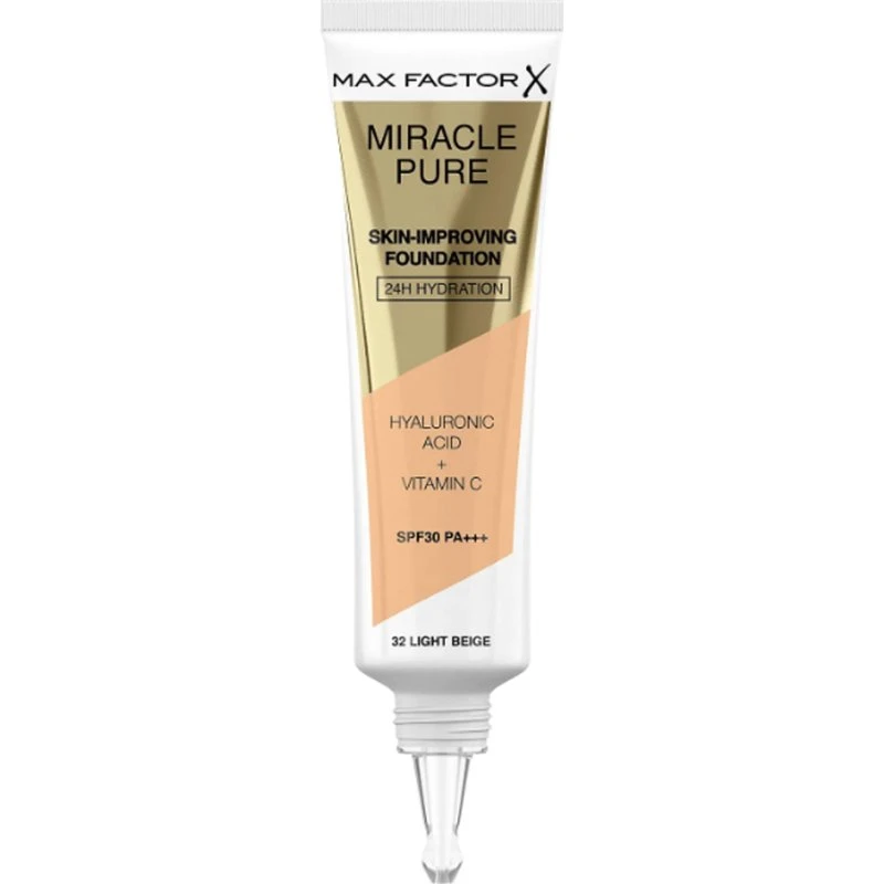 Max Factor Miracle Pure Foundation 32 Light Beige 30 ml