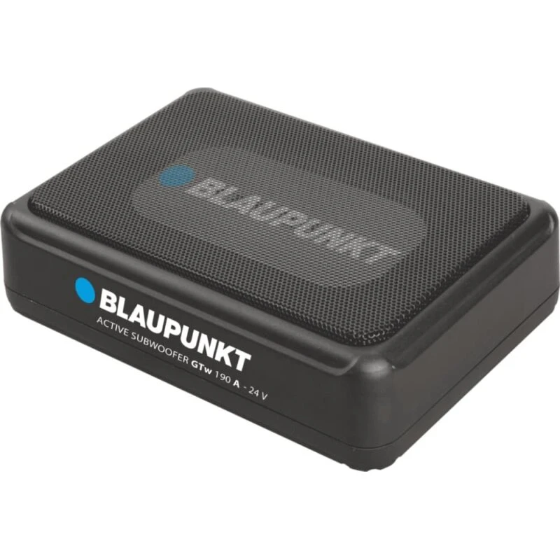 Blaupunkt GTW 190 A 24V slimfit aktiv subwoofer m. fjernbetjening