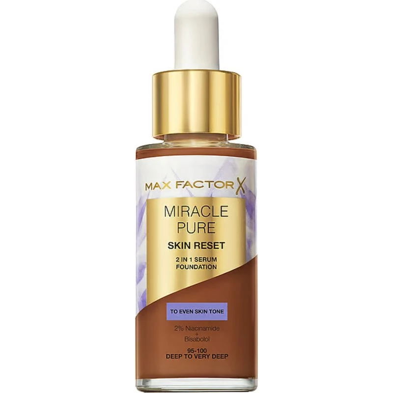 Max Factor Miracle Pure 2-in-1 Serum Foundation 95-100 30 ml