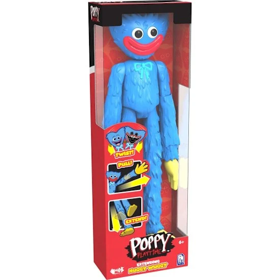 Poppy Playtime Huggy Wuggy 30 cm - udtrækkelig figur