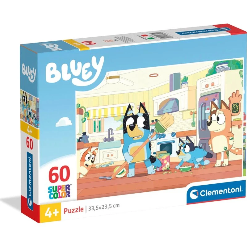 Clementoni Bluey - Puslespil 60 brikker