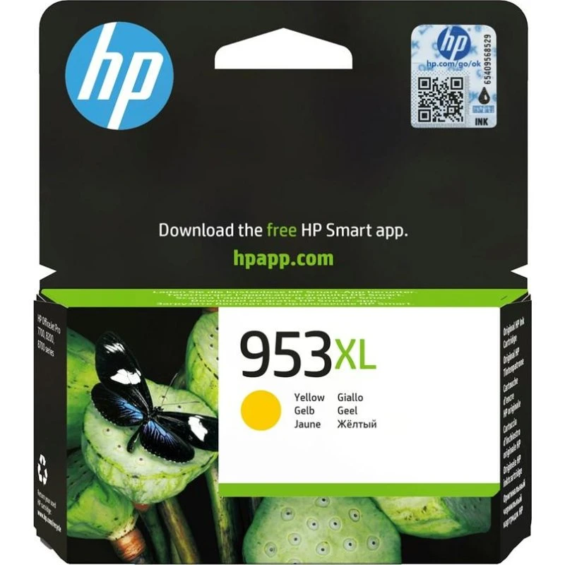 HP 953XL blækpatron gul (høj kapacitet)
