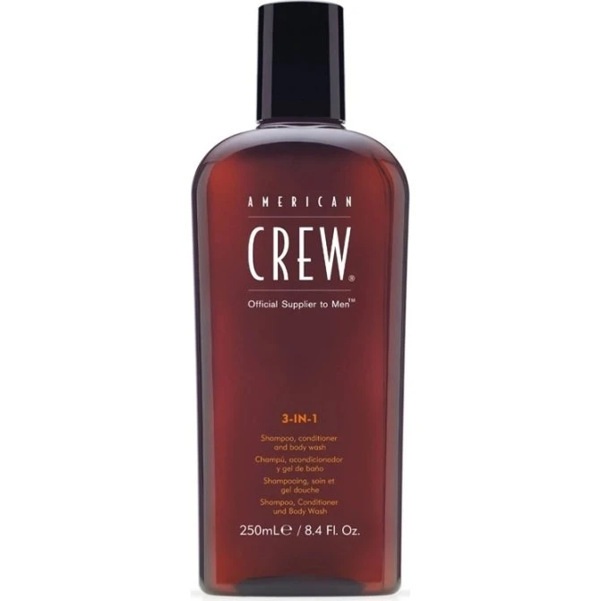 American Crew Classic 3-in-1 Shampoo, Balsam & Bodywash 250 ml