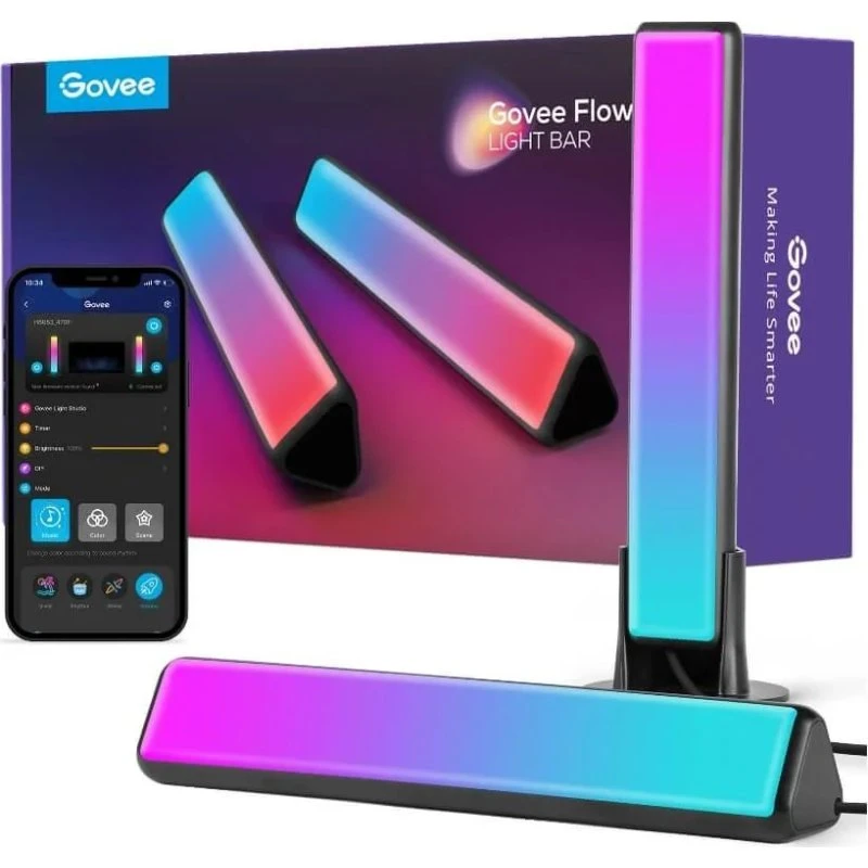 Govee Flow Plus H6056 RGBICWW Wi‑Fi LED lightbars
