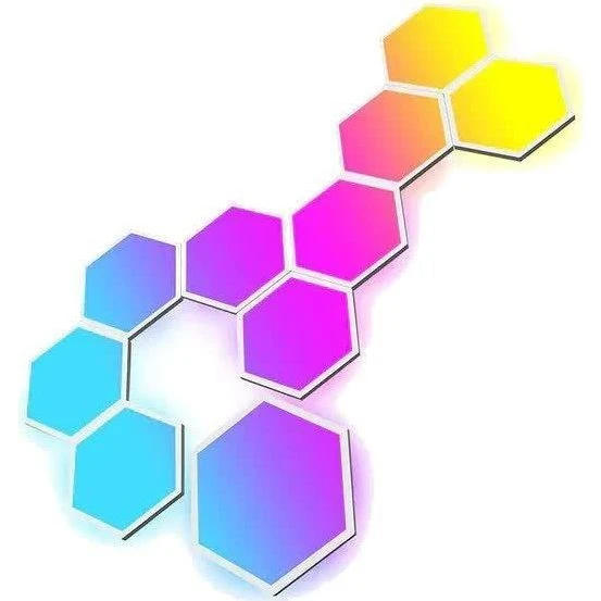 Govee Glide Hexa WiFi - 10 stk. sekskantede lyspaneler