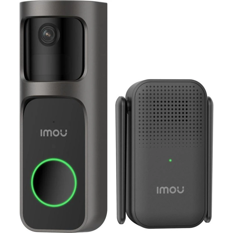 IMOU DB2 S Kit (2S) 3MP trådløs video-dørklokke, sort