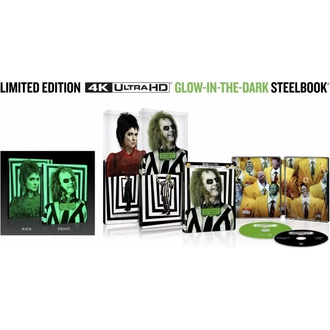 Beetlejuice Beetlejuice – 4K UHD Steelbook (Danske undertekster)