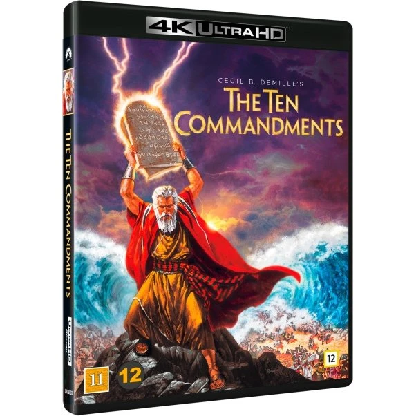 Cecil B. DeMille: De ti bud – 4K Blu-ray (The Ten Commandments)