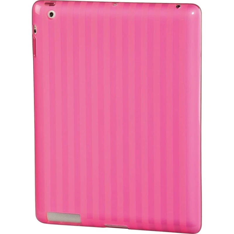 HAMA iPad-cover Stribet lyserød til iPad 2/3/4