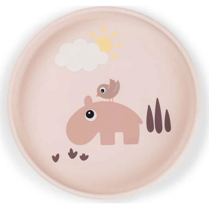 Done by Deer Stick & Stay tallerken 18 cm silikone – Playground Pudder