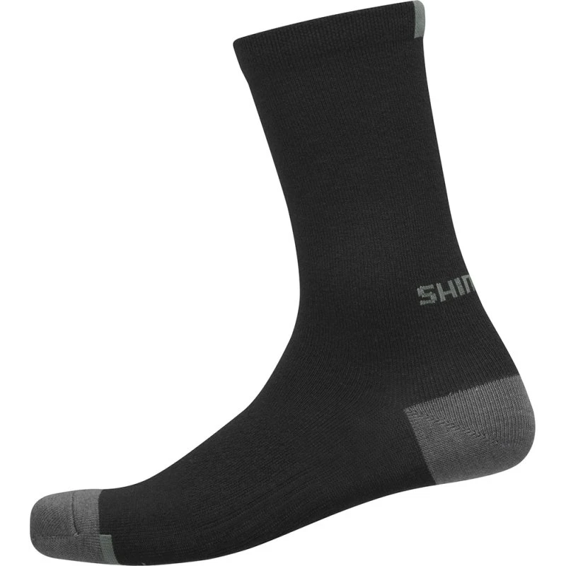 Shimano Performance Wool strømper, sort S-M (36-40)