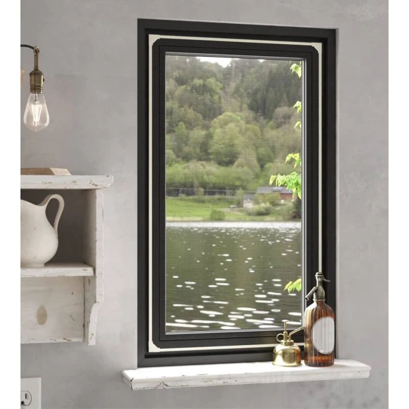 vidaXL magnetisk insektnet til vinduer 80x140 cm hvid