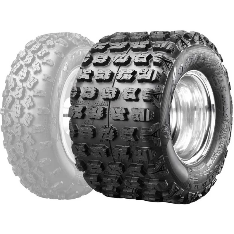 Maxxis Razr Plus MX Bagdæk 18x10-8 4PR TL – Sølvfarvet