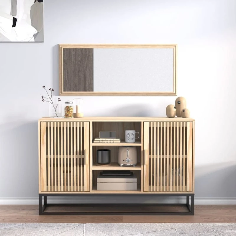 vidaXL skænk 105x30x65 cm konstrueret træ brun