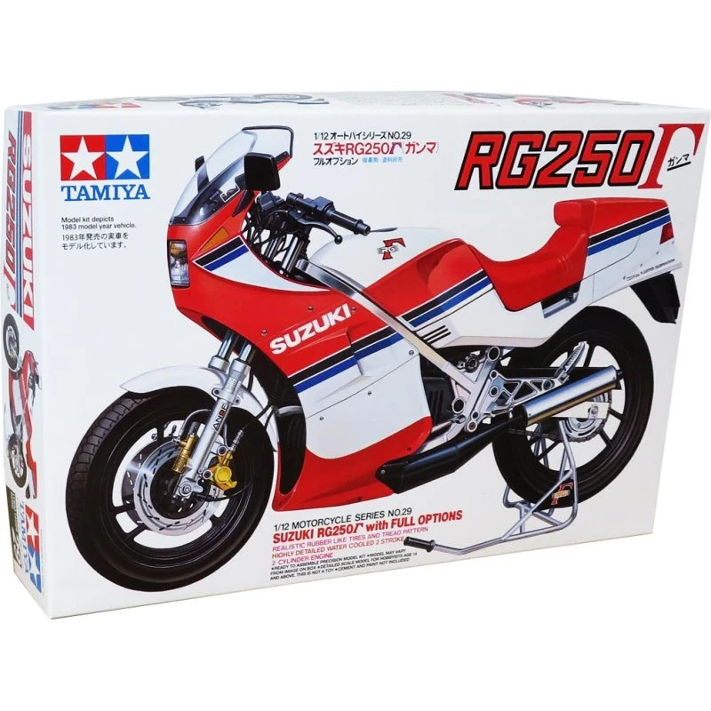 Tamiya Suzuki RG250 Γ 1:12 Byggesæt (Full Options)
