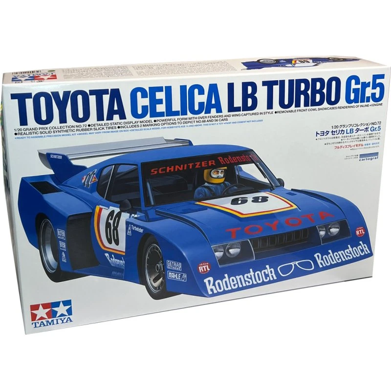 Tamiya Toyota Celica LB Turbo Gr.5 1:20 byggesæt